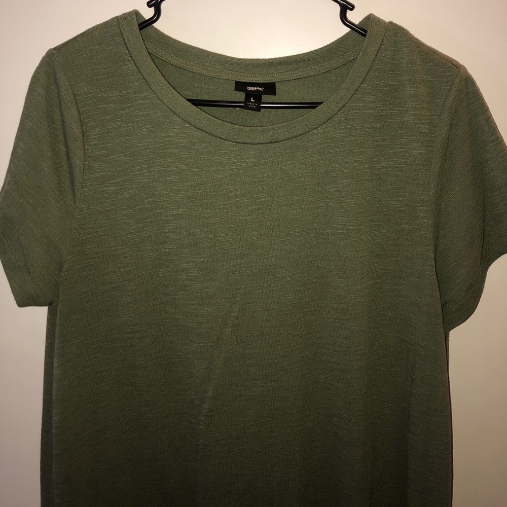 Olive Green T-Shirt Dress